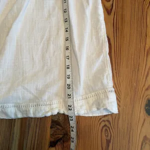Sundance Gauze Peasant Top White 100%‎ Cotton Smocked Eyelet Boho Granola Girl M thumbnail 9