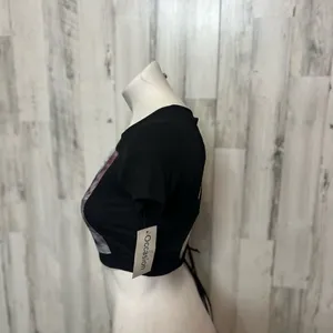 Crop top Black thumbnail 3