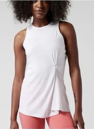 Athleta Radiate Twist‎ Tank Top White Activewear Lightweight Size Extra Small thumbnail 1