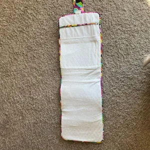 Vera Bradley Floral Pattern Roll Up Makeup / Toiletry Bag thumbnail 3