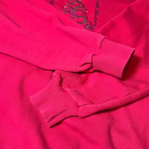 Vintage Christmas Sweatshirt‎ Womens Medium Red Holidays Grandkids Bright thumbnail 6