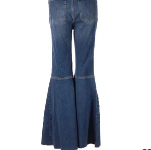 Free People We The Free Just float penny flare wide leg bell bottom jeans sz 28 thumbnail 3