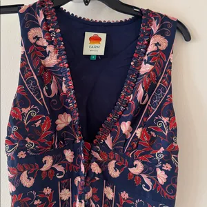 FARM Rio Boho Floral Scarf Print Sleeveless Midi Dress , Size Small, $260 thumbnail 5