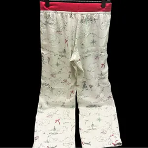 Victoria's Secret Women’s Pajama Bottoms with Pink and White XS thumbnail 2