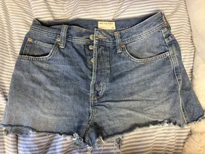 Free People Jean Shorts thumbnail 1