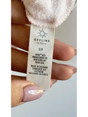 OFFLINE by Aerie OTT Cropped Tie Dye Hoodie Pink Fleece Pullover Small thumbnail 4