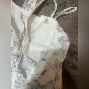ALTAR’D STATE Floral Milkmaid Mini Dress thumbnail 4