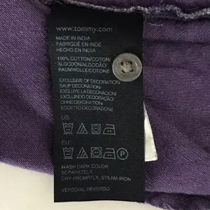 Tommy Hilfiger Womens Purple Button Down Shirt S Casual Preppy Classic Academia thumbnail 10