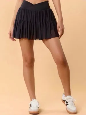 NWT! Blogilates Viral Taylor Swift Popflex Ballerina Skirt Skort Black Size XL thumbnail 1