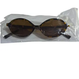 Boten‎ Retro Oval Sunglasses Tortoiseshell Brown Lens 90s Trendy Small Round NWT thumbnail 8