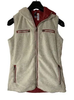 KUHL Skata Reversible Sherpa Pile Vest women's size small thumbnail 1