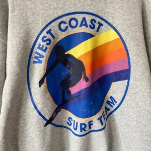 NEW GRAYSON THREADS West Coast Surf Team Graphic Sweatshirt Gray Size XL thumbnail 5