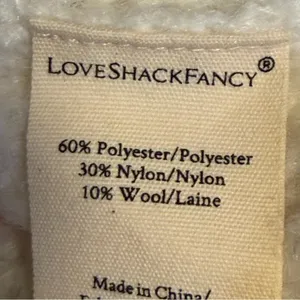 LoveShackFancy Ridge Sweater S Floral Embroidered Wool Blend Cottagecore thumbnail 12