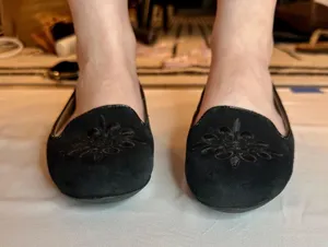 Clarks Artisan | Black Alitay Kallen Suede Flat - 6M thumbnail 13