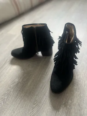 FREEBIRD by Steven Black Belle fringe Leather Boots thumbnail 5
