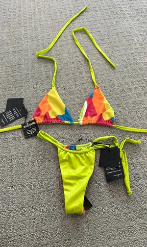 Reversible Bikini set bellesdespins Green thumbnail 1