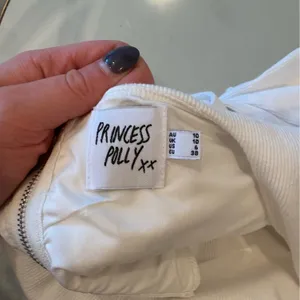 Princess Polly White Crop Top Long Sleeve thumbnail 3