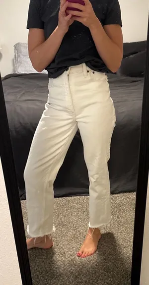 Abercrombie Straight 90s High-Rise Curve Love thumbnail 1