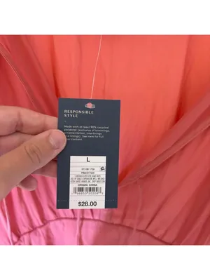 Universal Thread NWT Women's Pink Flutter Sleeve Mini Dress L thumbnail 4