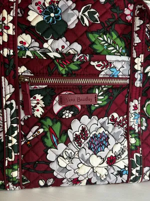 Vera Bradley Tote Bag With Matching Wallet thumbnail 6