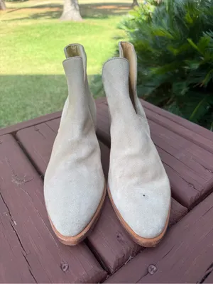 Free People Charm Double V Suede Ankle Boots Size 9 $158 thumbnail 3