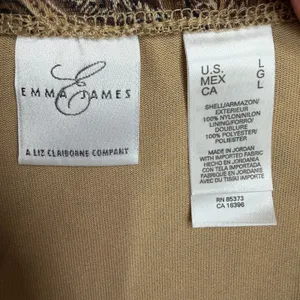 Emma James Vintage Y2K Large Maxi Skirt Brown Paisley Mesh Boho Earthy Natural Academia thumbnail 5