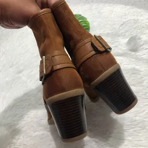 Earth Leather Suede Ankle Boot Lina Arlington Cowgirl Size 8‎ Western Boho thumbnail 11