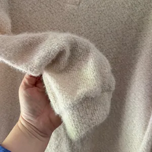 Blu Pepper Cozy Life Pullover Button Sweater Women’s Medium Ivory Cozy V Neck thumbnail 3
