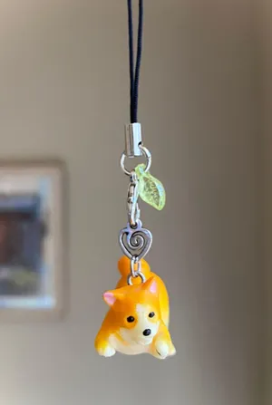 Handmade cute Japanese dog Shiba Inu phone charm/bag accessory/car display/strap🐶🌟 thumbnail 2