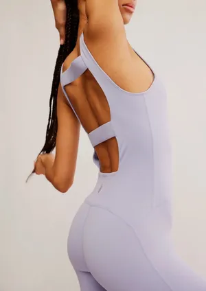 Free People Movement Lavender Jumpsuit thumbnail 4