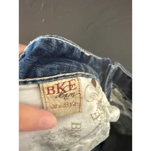 BKE Sabrina‎ Bootcut Jeans Womens 28 Tall Medium Wash Low Rise Denim Buckle thumbnail 9