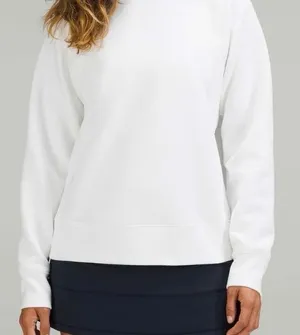 1024. Lululemon Loungeful Crewneck Pullover cream sz ptp 21. No sz tag thumbnail 1