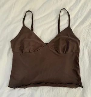 Edikted mesh crop top brown thumbnail 1