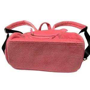 Juicy Couture Big Spender Velour Medium Sized Backpack‎ Pink Lemonade￼ thumbnail 7