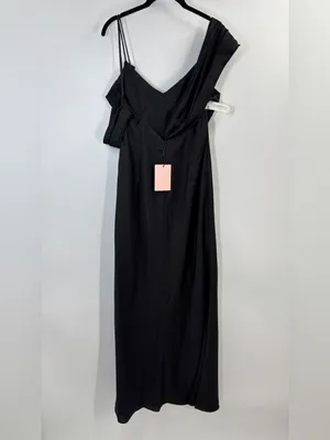 Fame and Partners Francois Black Maxi Formal Gown thumbnail 8