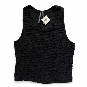 Anthropologie Black Textured Tank Top NWT Size S thumbnail 5