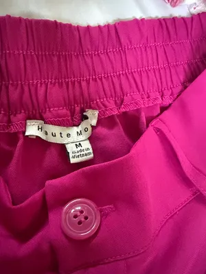 J for Justify High-Waist Wide-Leg Pants in Fuchsia thumbnail 5