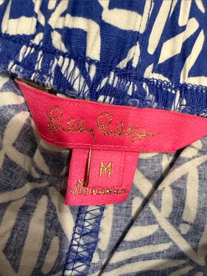 Lilly Pulitzer Ocean View Shorts Women's Size Medium - C67-020 thumbnail 2