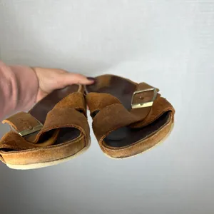 Birkenstock‎ Siena Style Suede Leather Sandals Brown EU 40 US Women 9 thumbnail 3