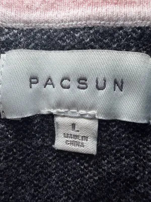 PacSun Coquette Whimsigoth Black Crop Pink Bow Large thumbnail 4