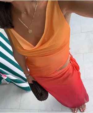 Orange ombré set Size XS thumbnail 1