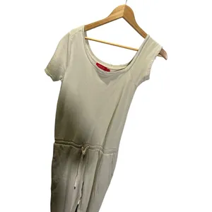 N: Philanthropy Womens‎ Queenie Small Beige Off-Shoulder Drawstring Jumpsuit thumbnail 4
