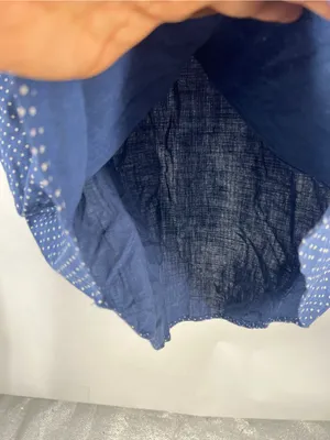 Levi’s NWT Blue Polka Dot Cotton Pajama Sleep Shirt Medium thumbnail 10