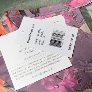 NWT Beyond Yoga Luxe Floral Print T-Back Sports Bra Small thumbnail 3