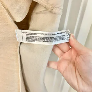 Zara Cream Lapel Open Front Trench Coat Size S thumbnail 10