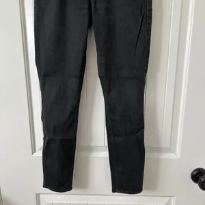 7 For‎ All Mankind Ankle Skinny Jeans Black Wash Denim Size 28 thumbnail 3