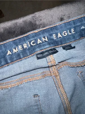 American Eagle Next Level High-Waisted Skinny Kick Jean Size 18 Long thumbnail 9