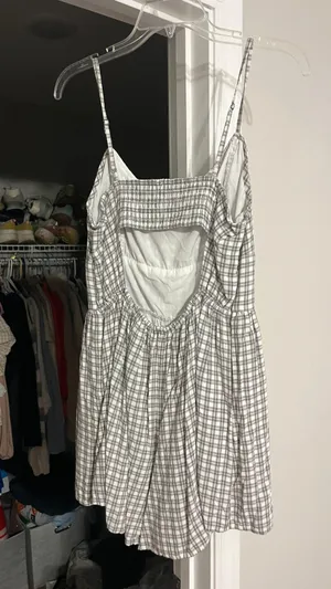 Hollister White & Grey Romper thumbnail 2