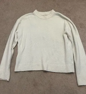 American Eagle Outfitters Cream Crewneck Sweater thumbnail 1