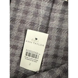 Ann Taylor‎ Black Plaid Faux Leather Trim Wrap Skirt Size 2 NWT Preppy Mini thumbnail 7